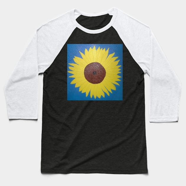 Sunflower Sunshine Baseball T-Shirt by DanielleGensler